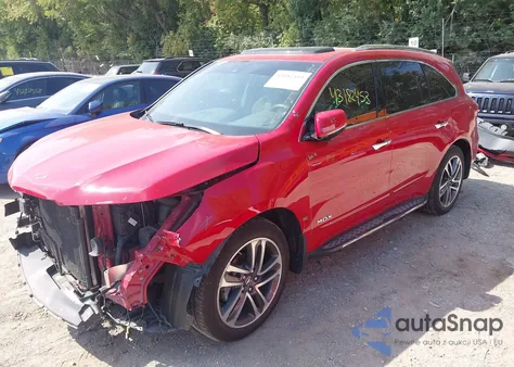 2018 Acura Mdx Advance Package from USA, damaged, VIN 5J8YD4H84JL012114